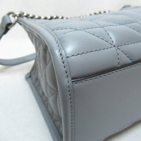 Gucci GG Marmont Shoulder Bag Leather Gray - Picture 8 of 9